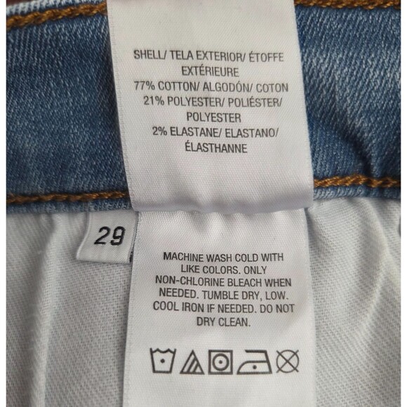 Hudson Jeans Women's Size 29" Denim Light Washed Blue Harkin Crop Super Skinny - Picture 6 of 7